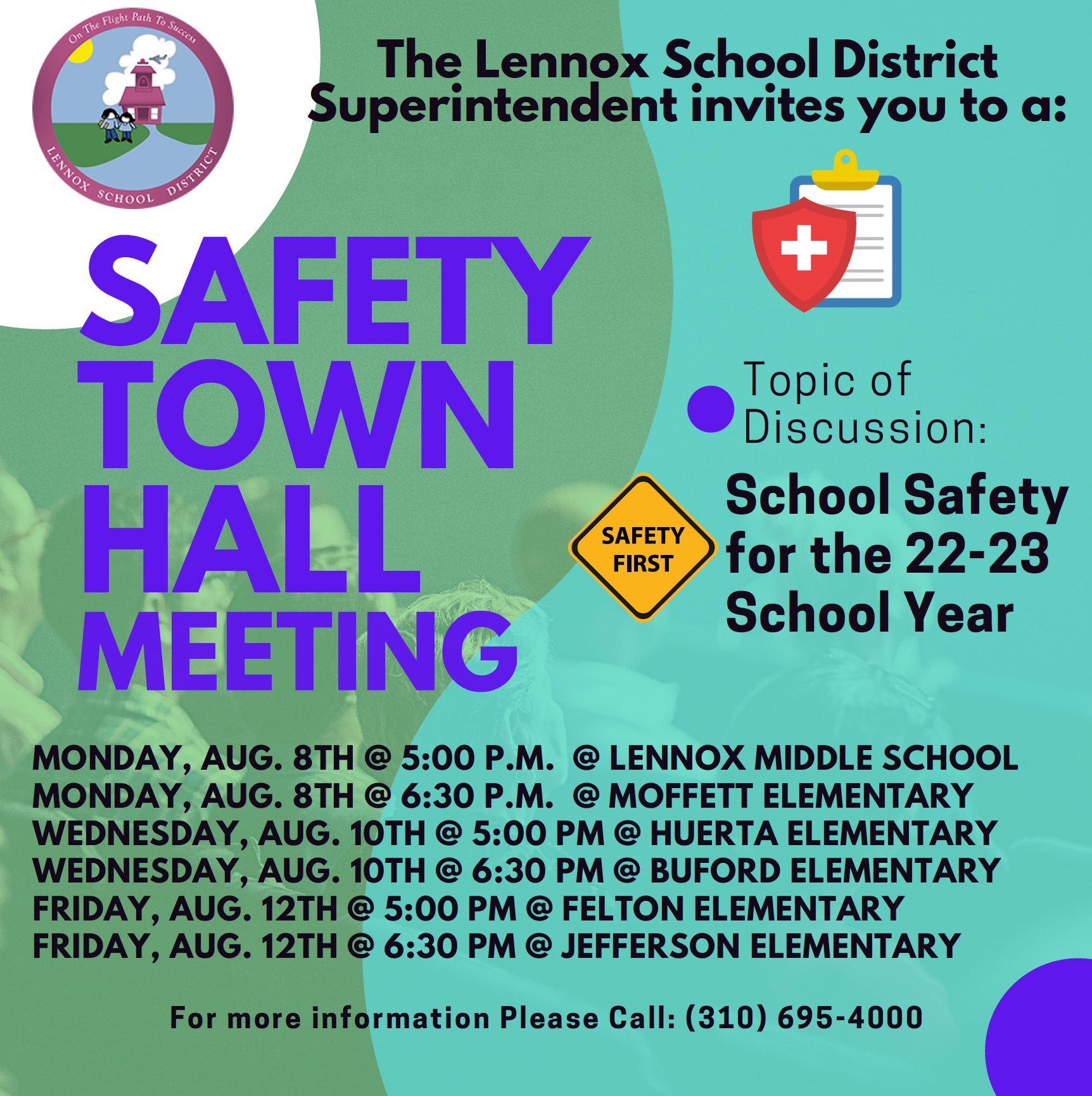 Safety meeting flyer